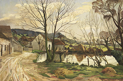 Farm Pond, Leonard Stanley Stanley Spencer